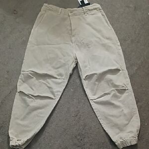Zara Men's Beige Joggers